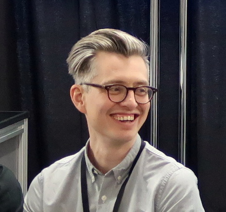 James Hoffmann smiling at the London Coffee Festival
